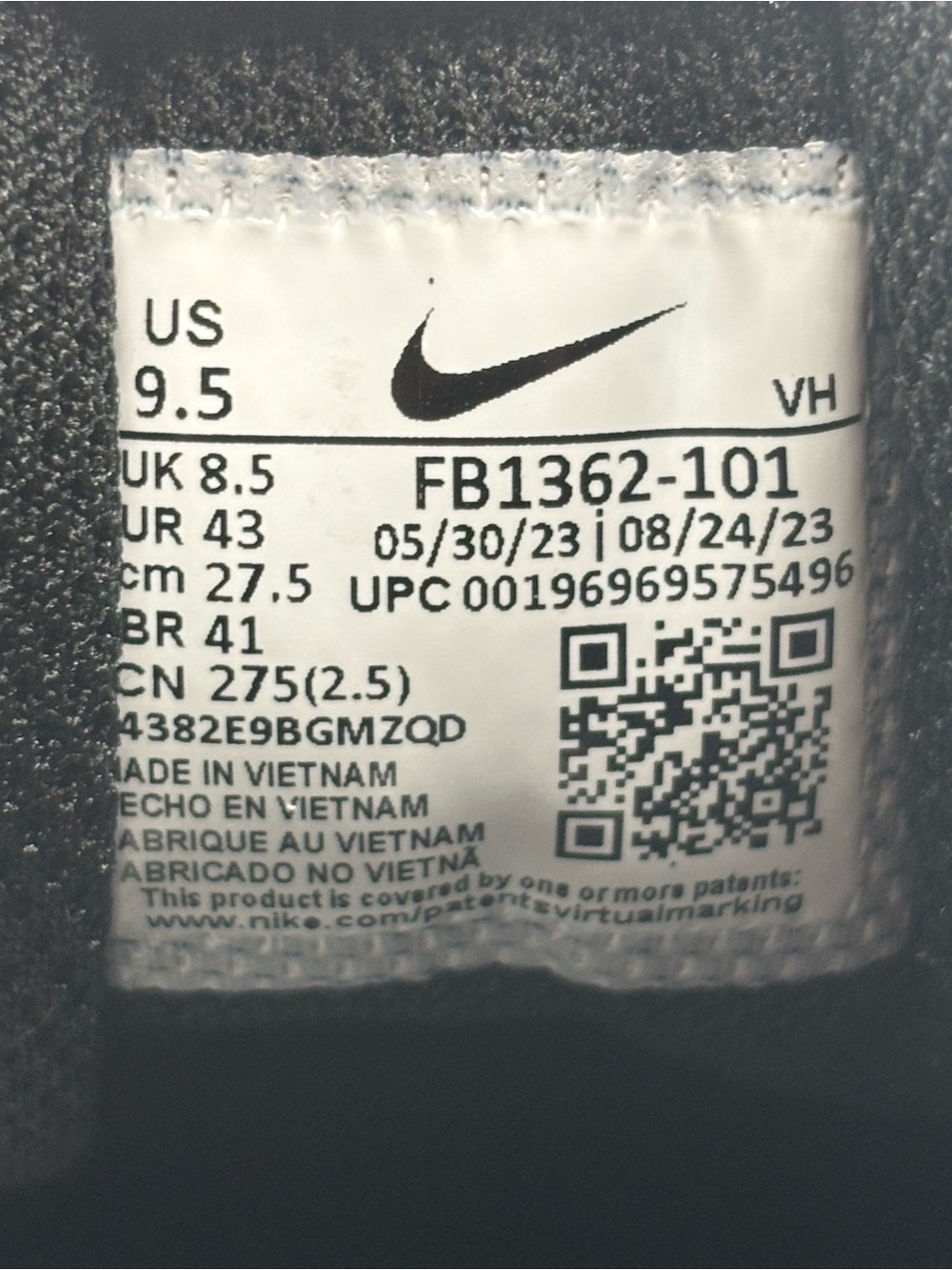 Nike Full Force Low White/Black Men’s 9.5 - Picture 6 of 13